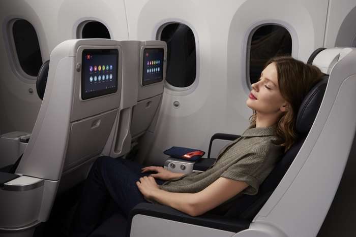 Airfrance Premium economy passenger