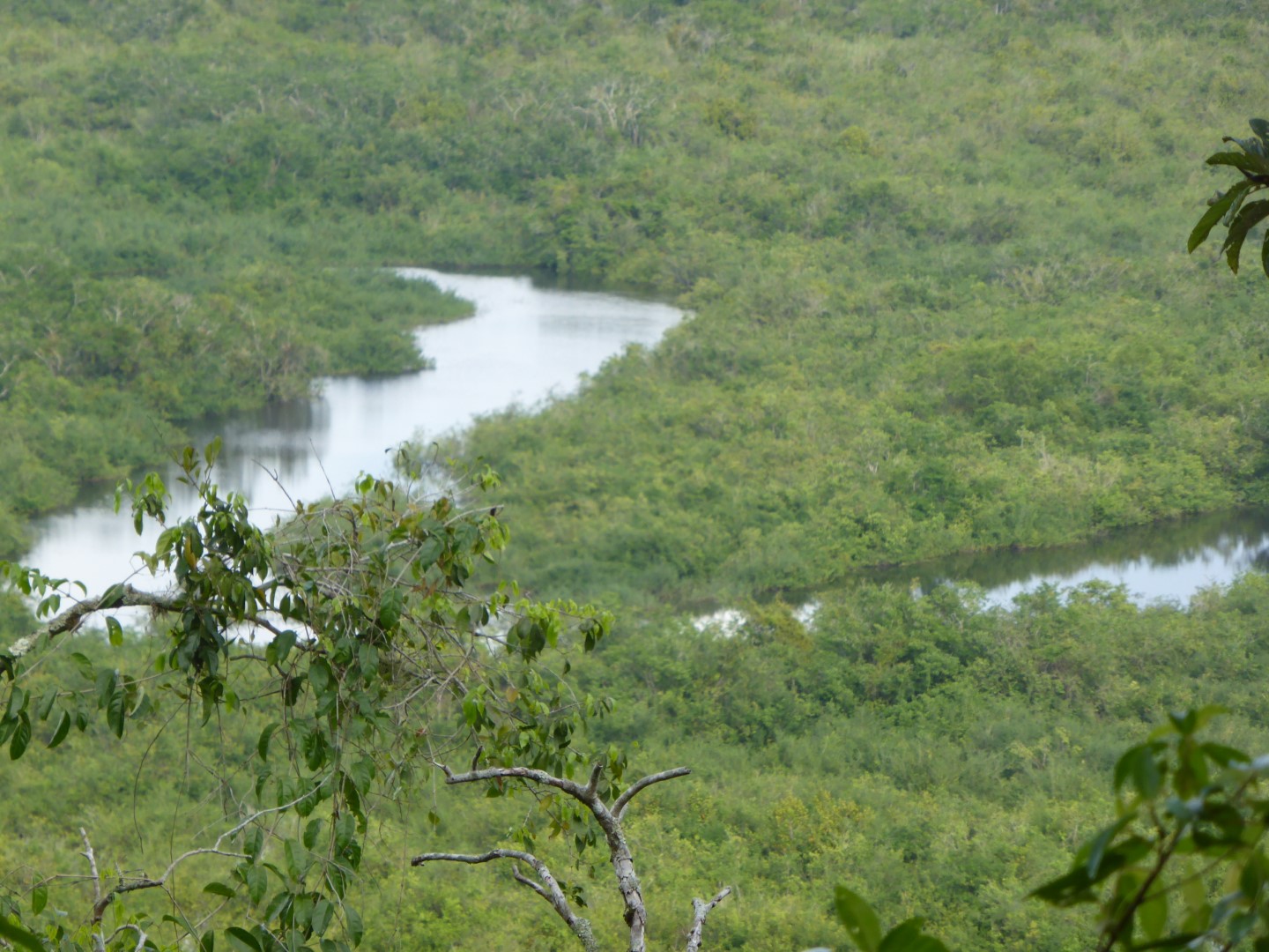 River approach to Aguateca, Guatemala