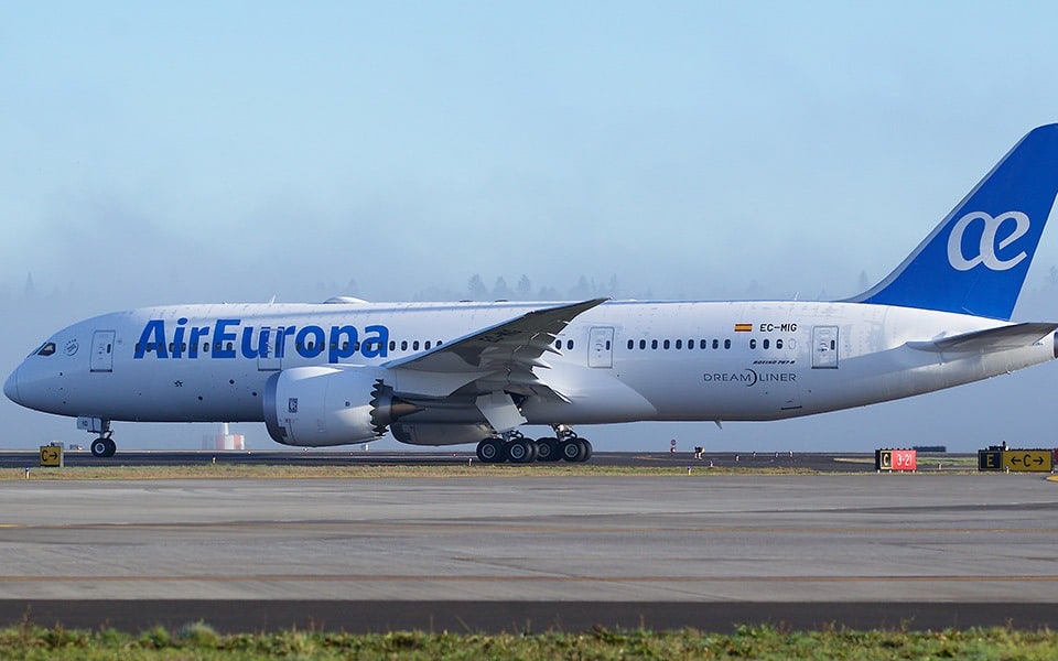 Air Europa will operate the Dreamliner to Havana from 15th March 2017