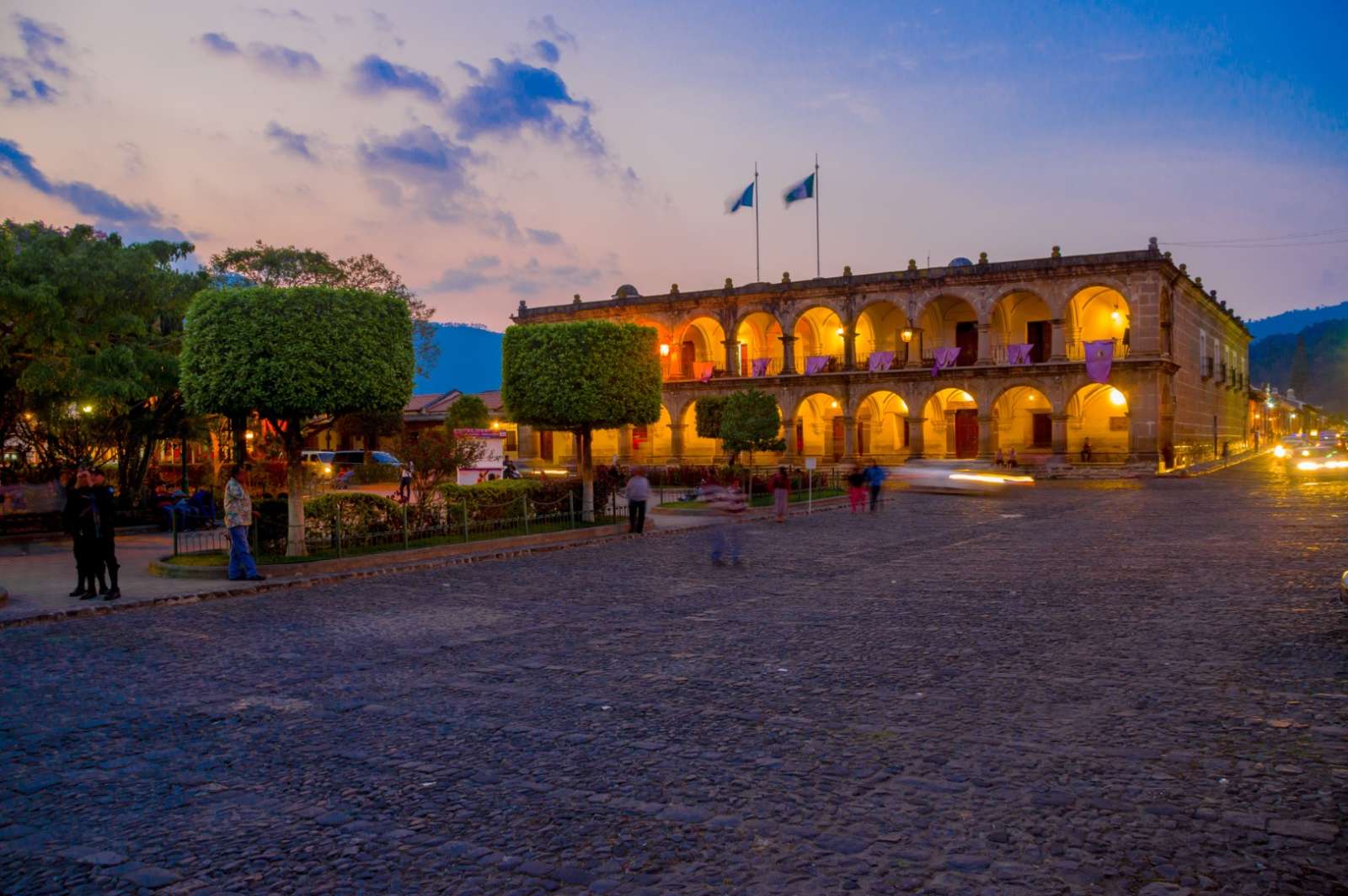 Evening in Antigua, Guatemala