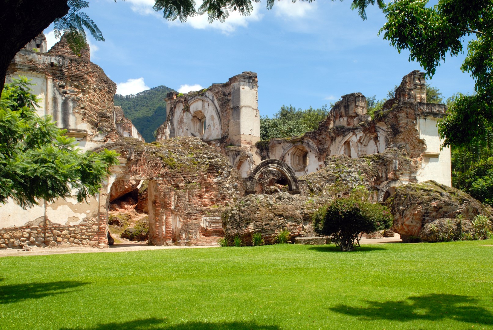 Ruins Of La Recoleccion in Antigua, Guatemala.