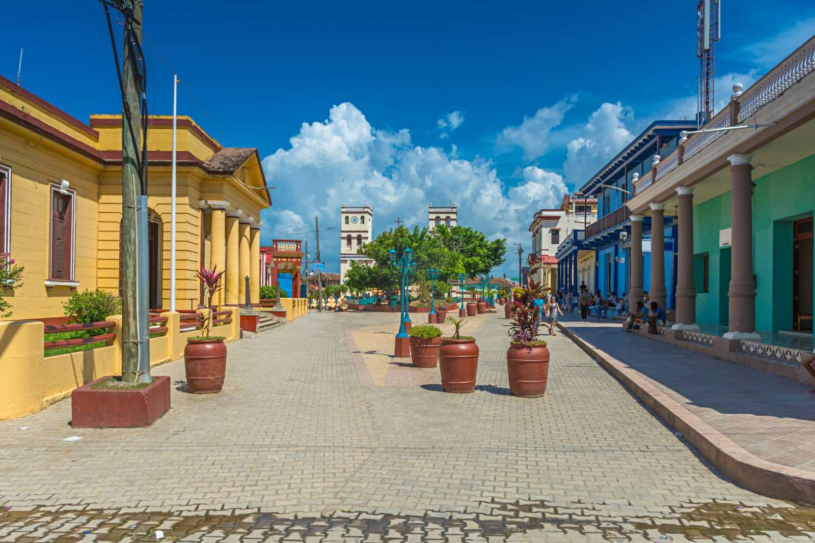 Main square in Baracoa, Cuba