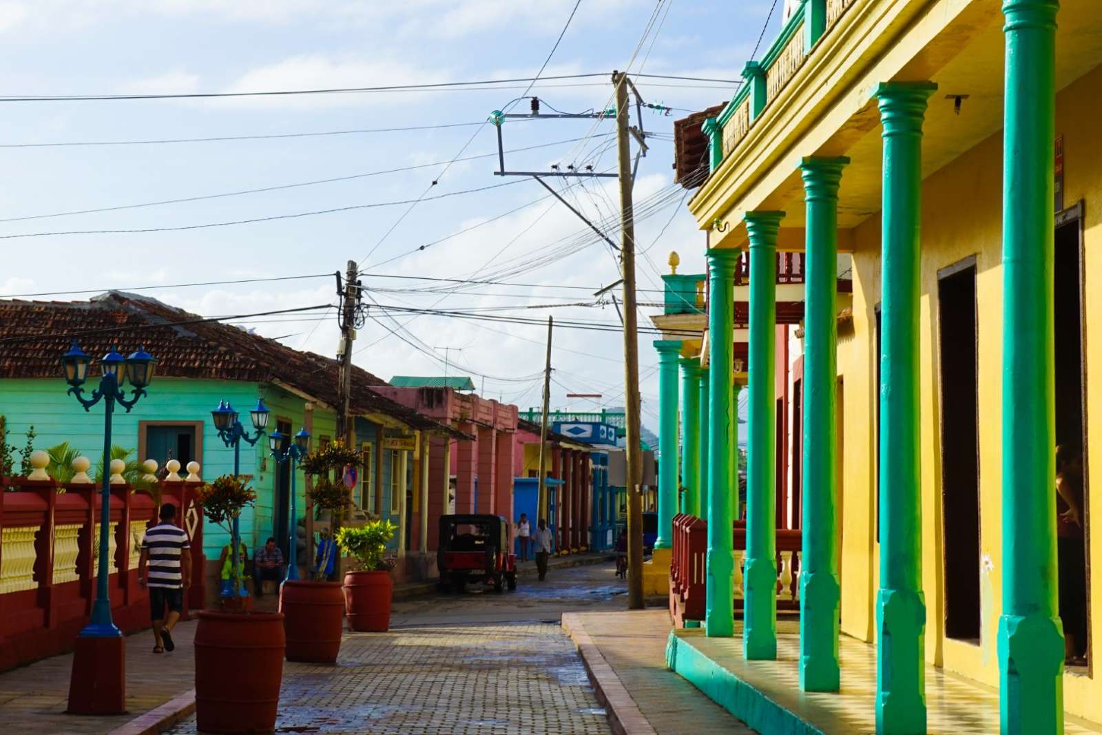 Street scene in Baracoa Cuba