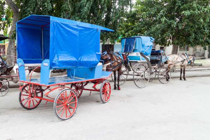 Horse and carriage in Bayamo, Cuba