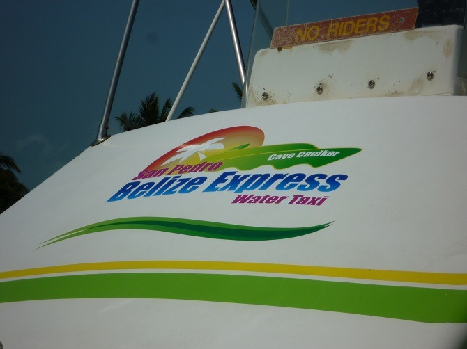 The San Pedro Belize Express Water Taxi