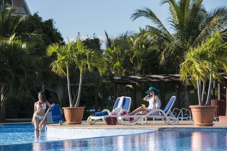 Woman on sunlounger at Blau Varadero