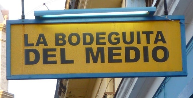 Bodeguita Del Medio sign Havana