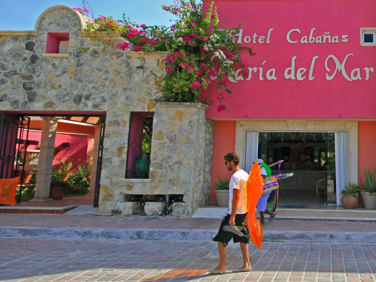 Entrance Cabanas Maria Del Mar, Isla Mujeres