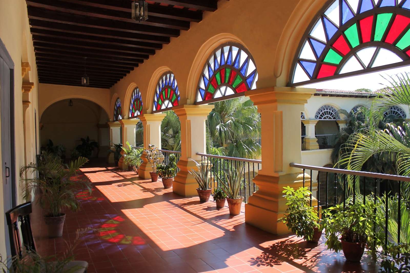 A picturesque balcony in Camaguey, Cuba