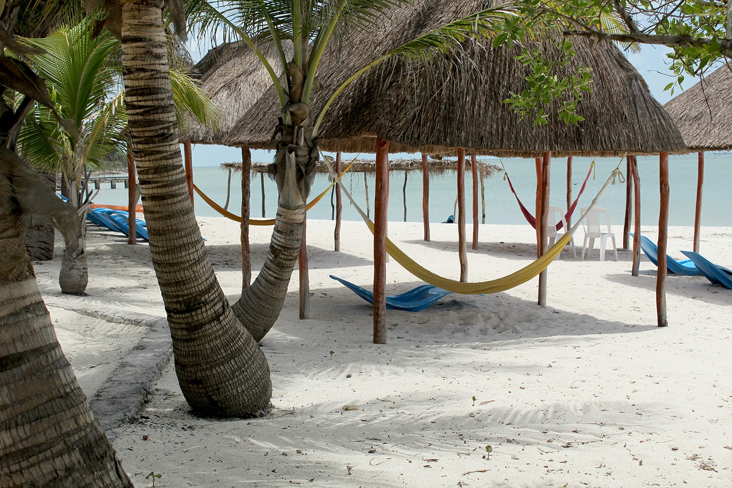 Beach near Campeche Mexico