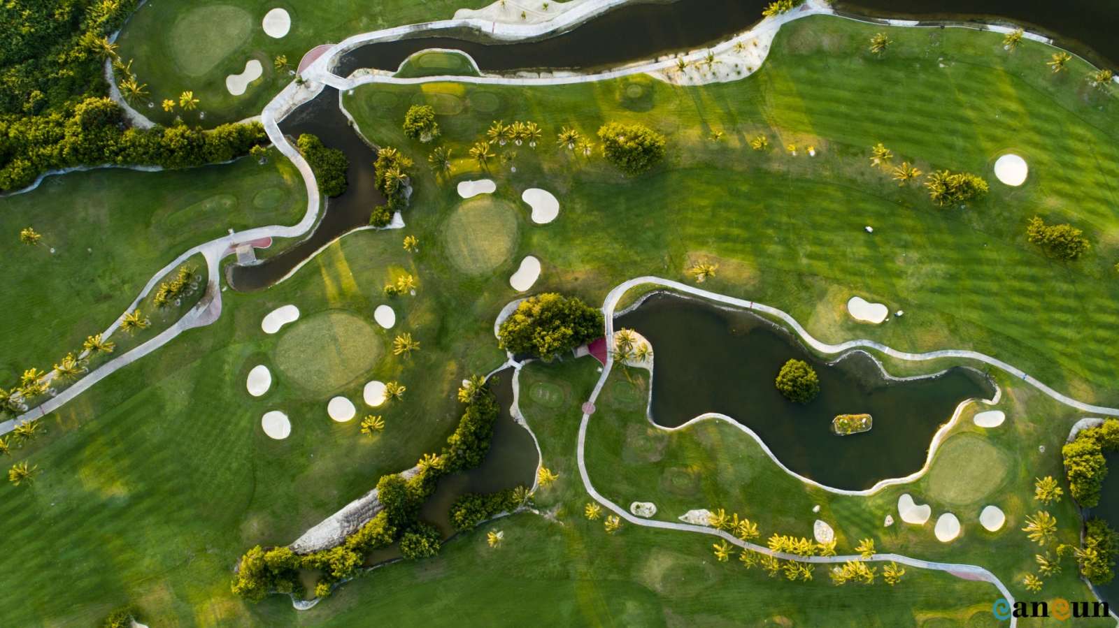 Golf course in Cancun