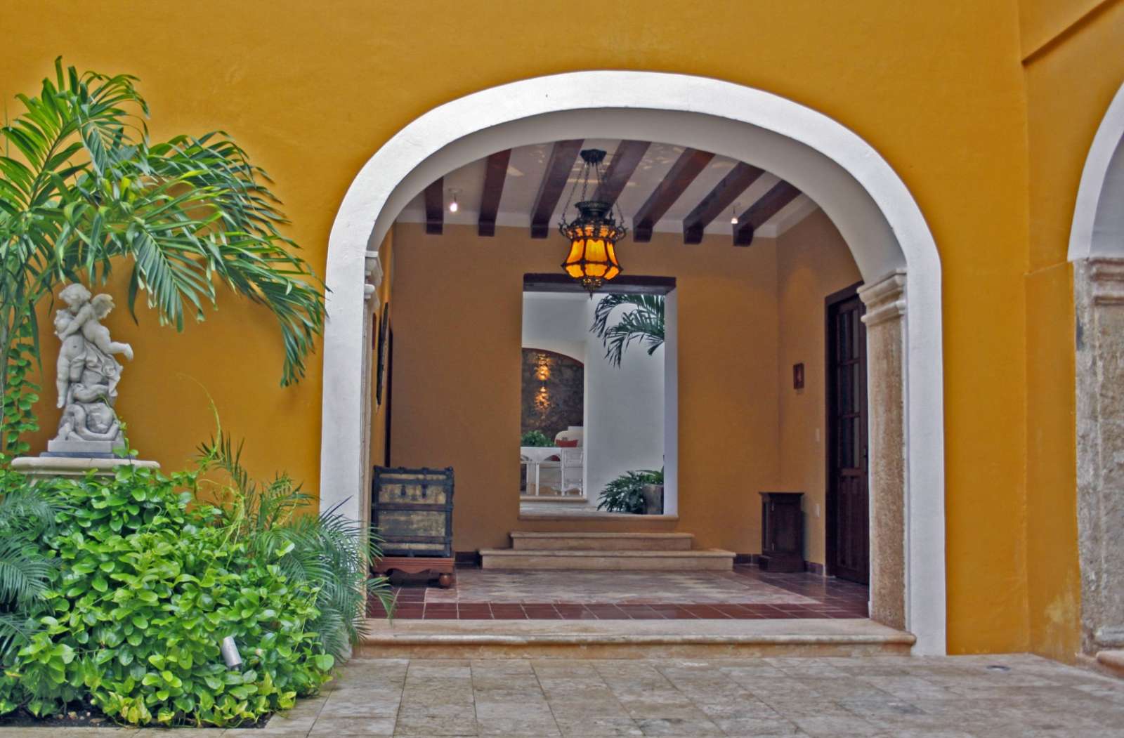 Entrance to Casa Don Gustavo Campeche