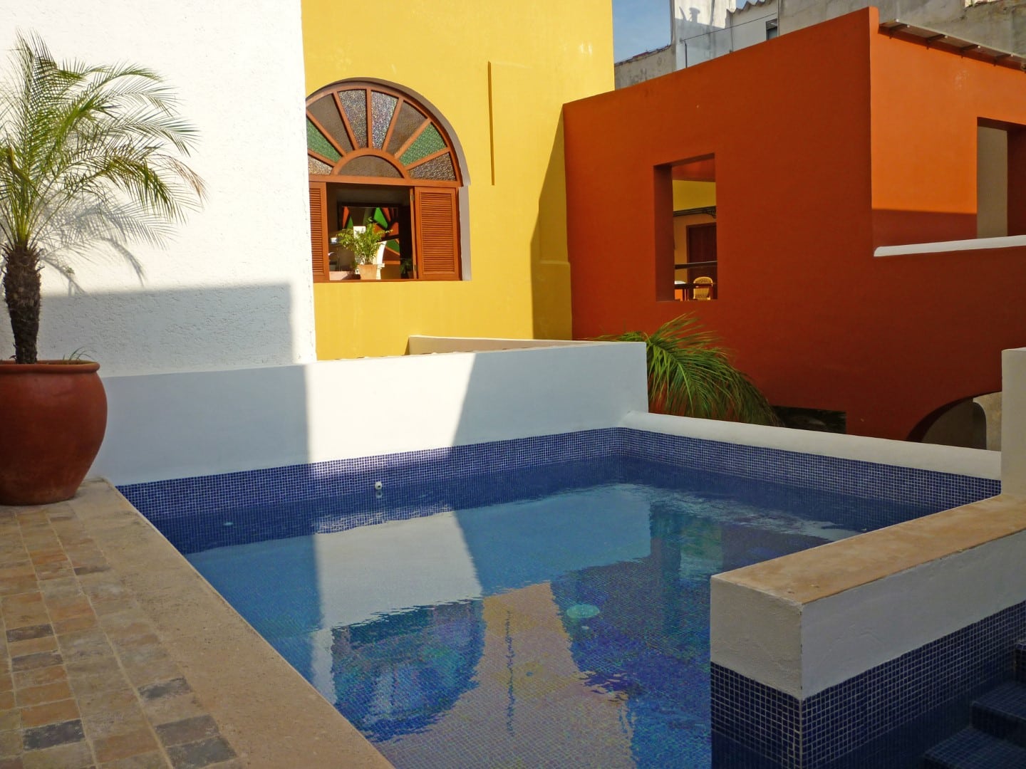 Plunge pool at Casa Don Gustavo Campeche