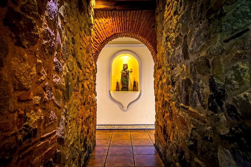 Corridor at Casa Encantada in Antigua