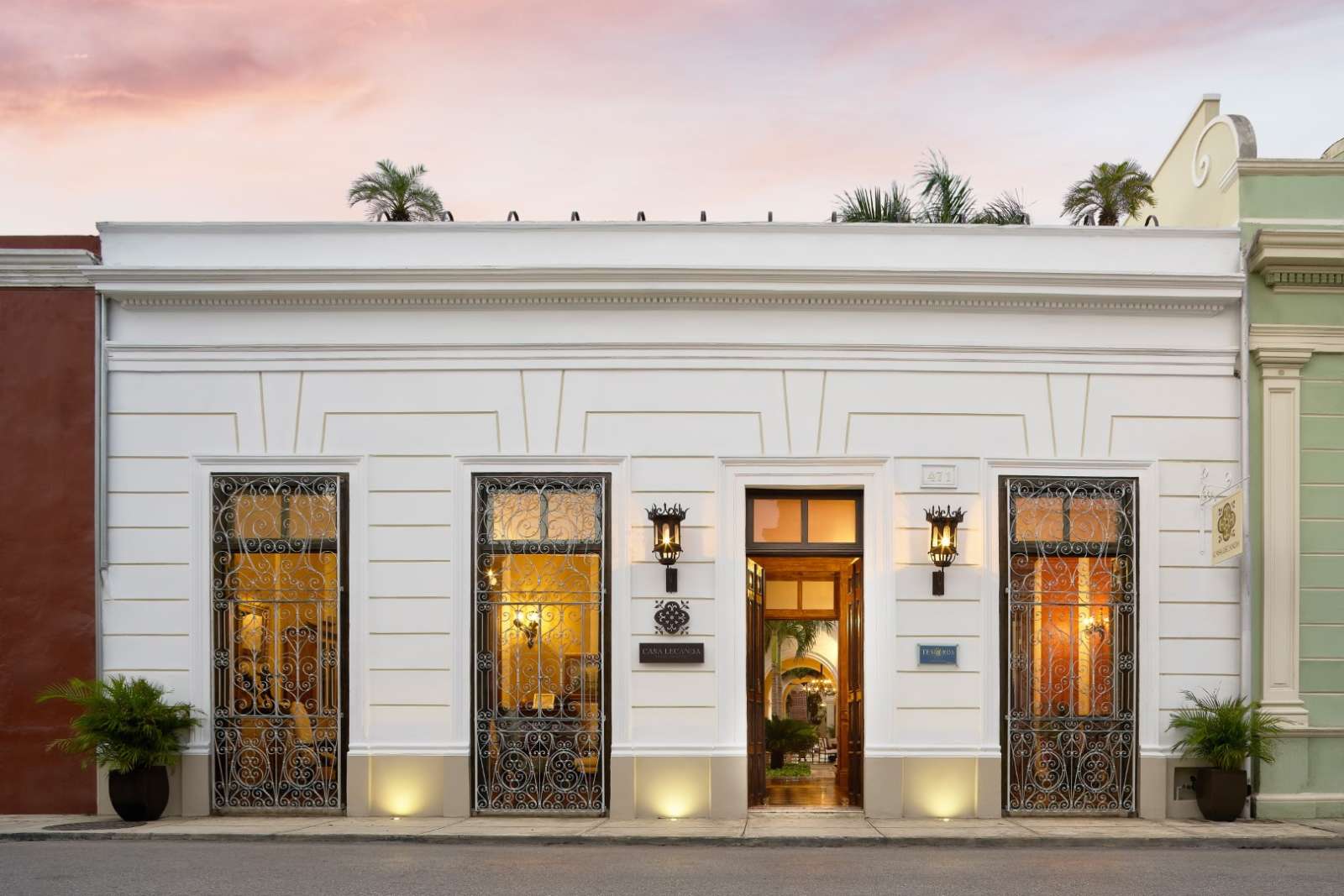 Exterior of Casa Lecanda in Merida