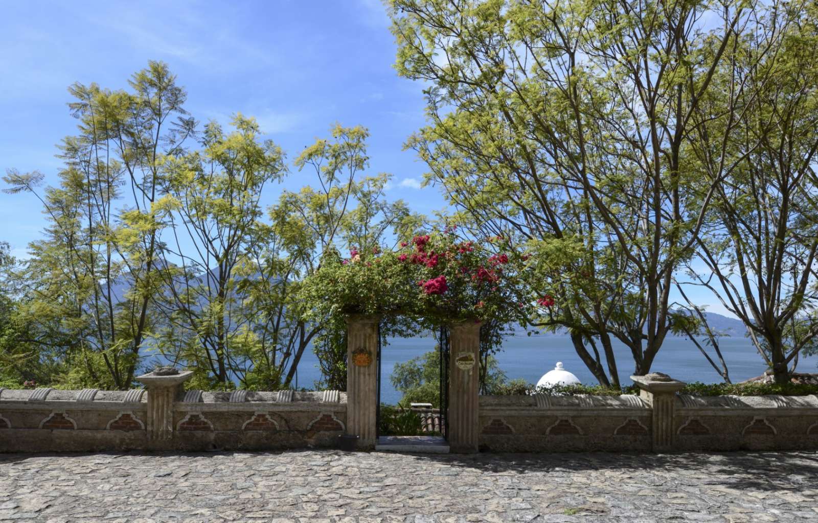 Entrance to Casa Palopo in Lake Atitlan