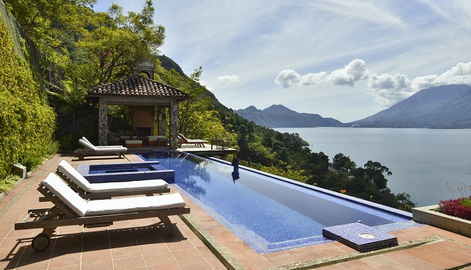 Casa Polopo at Lake Atitlan is one of many hotels with its own helipad