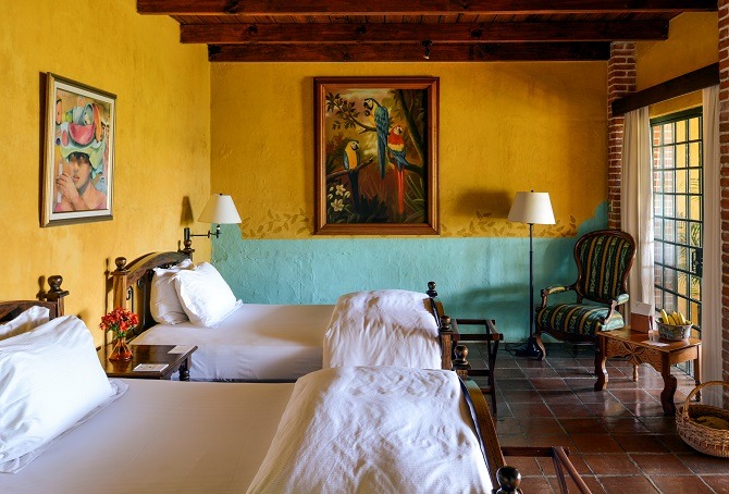 A bedroom at Casa Polopo