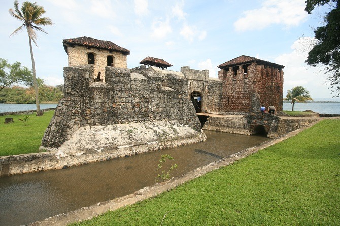 The Castillo de San Felipe at the end of Rio Dulce