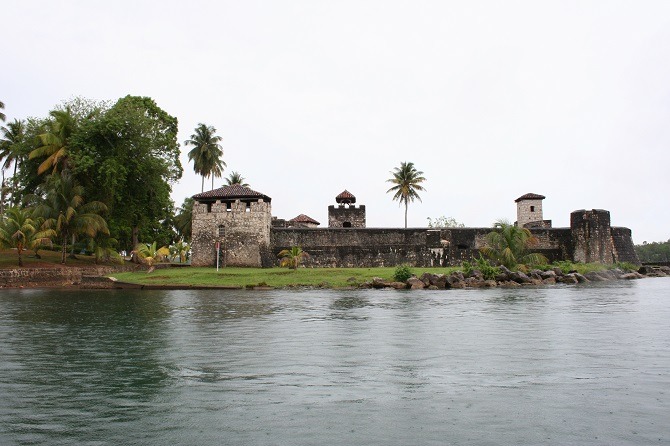 View of Castillo de San Felipe from Rio Dulce