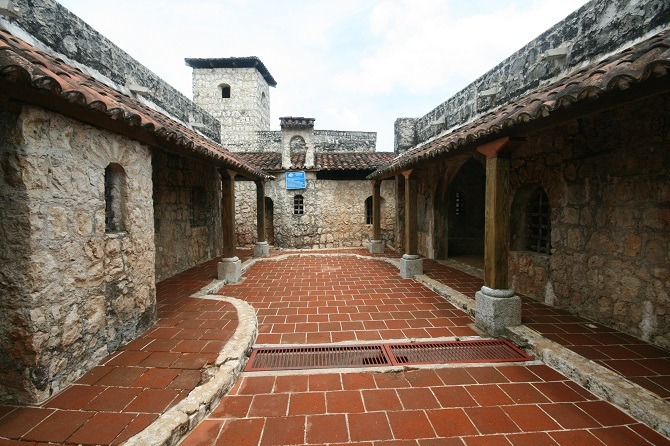 Interior of Castillo de San Felipe Guatemala