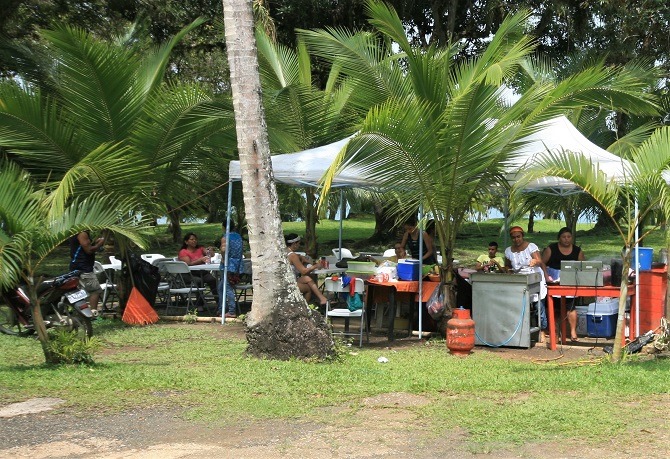 Picnic at Castillo de San Felipe Guatemala