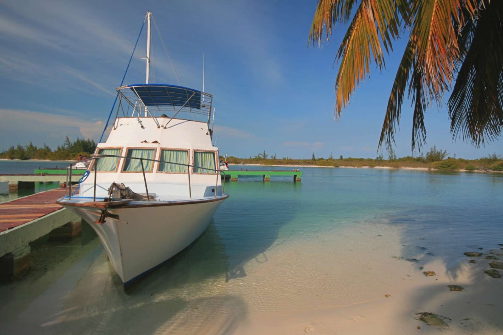 Fishing boat on Cayo Largo, Cuba