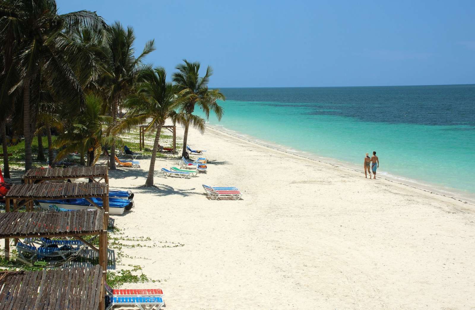 The beautiful beach on Cayo Levisa, Cuba