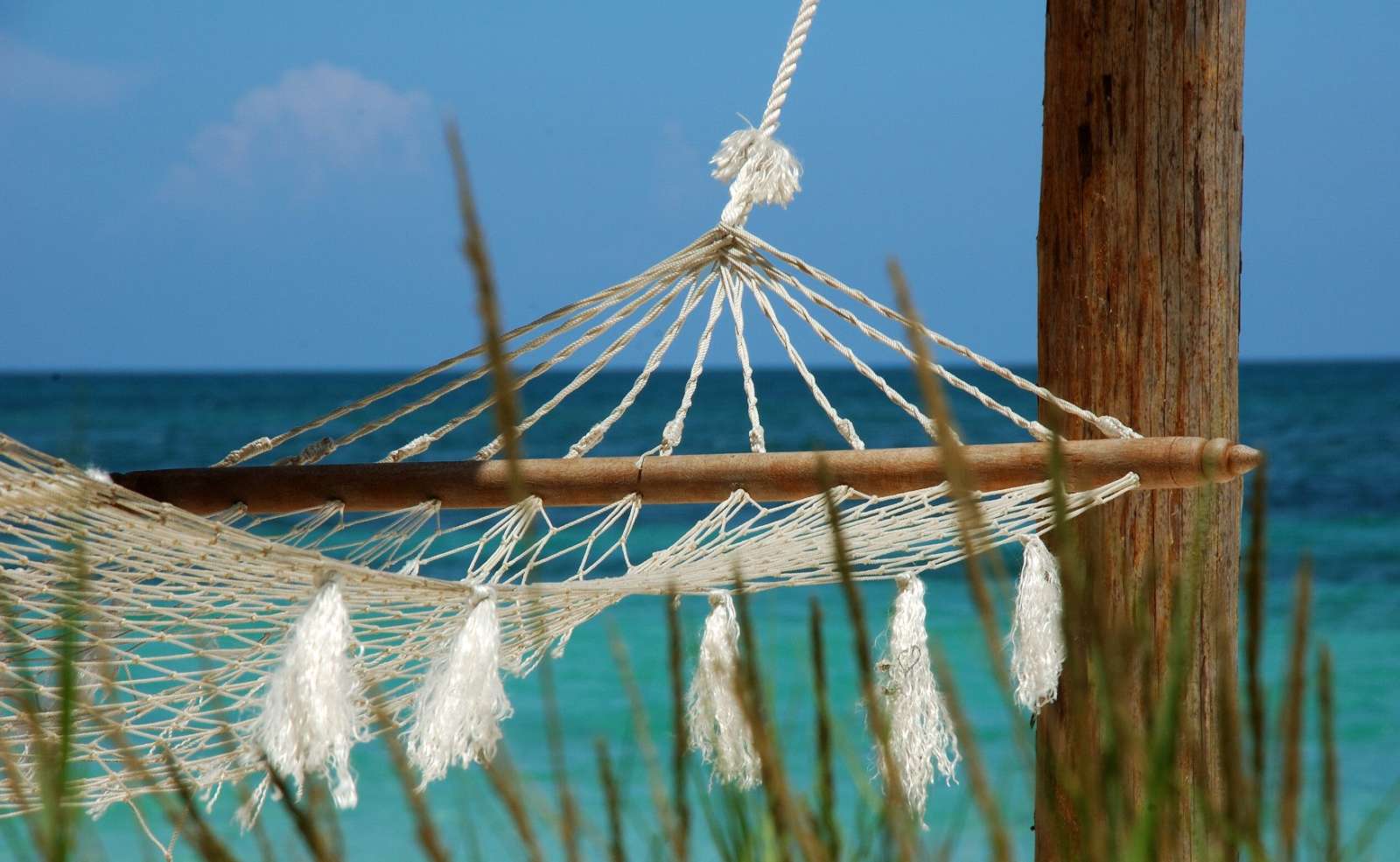 A hammock on Cayo Levisa, Cuba