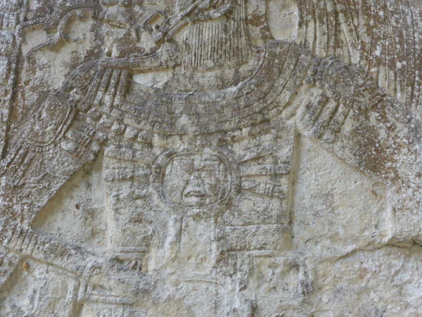 Detail of carving at Ceibal, Guatemala