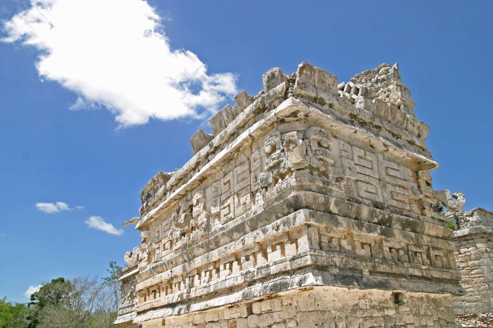 Rectangular building at Chichen Itza