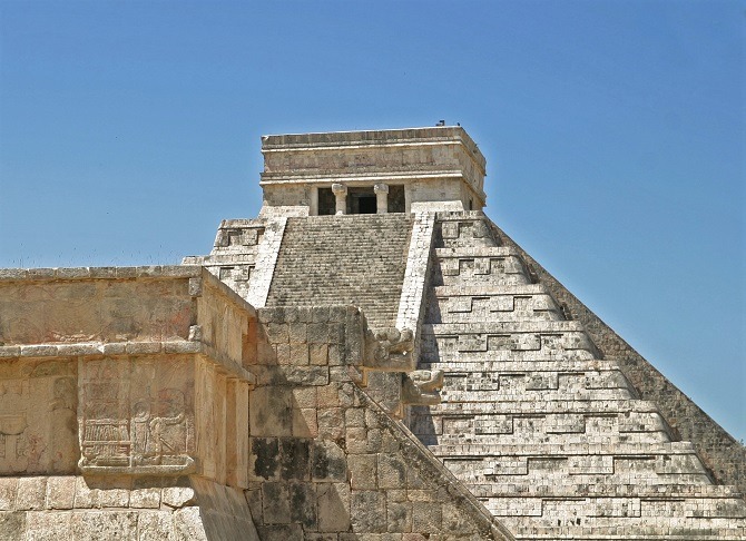 The main pyramid at Chichen Itza