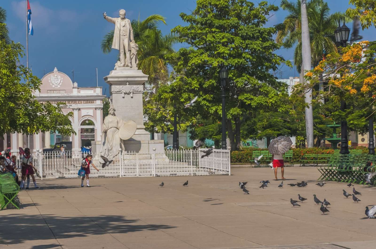 Main square in Cienfuegos, Cuba