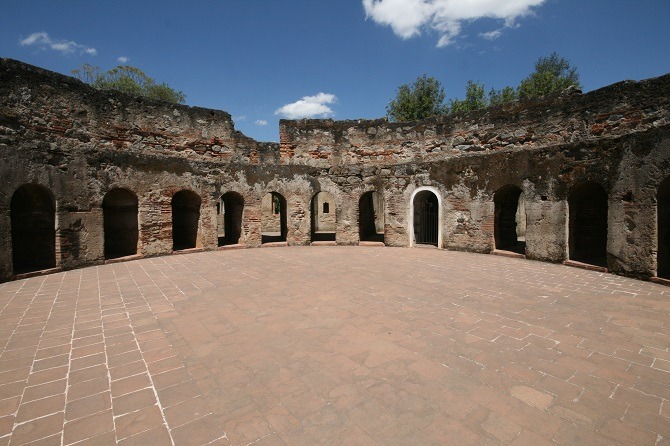 The nun's cells at Convento de las Capuchinas in Antigua