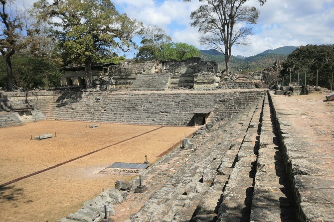 The Mayan ruins of Copan in Honduras