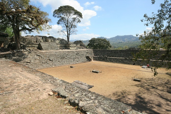 The Mayan ruins at Copan in Honduras