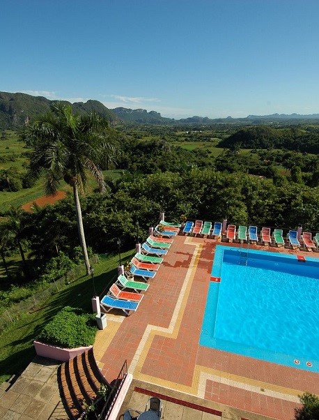 Cuba hotel view in Vinales