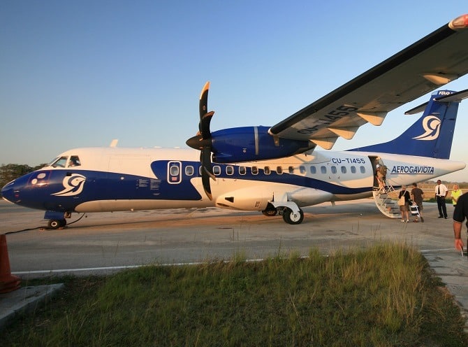 An AeroGaviota aircraft in Cuba