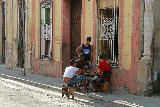 Boys in Cuba street