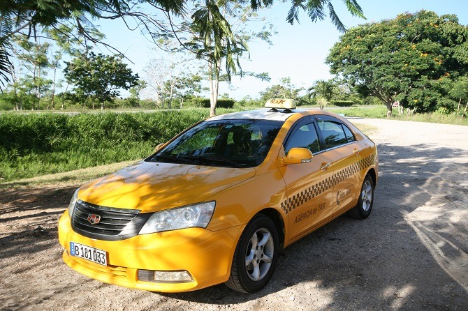 A taxi in Cuba