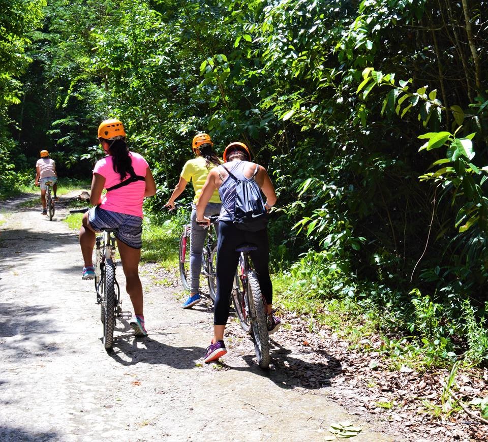 Cycling at Explorean Kohunlich