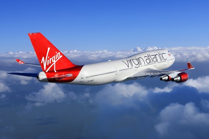 A Virgin Atlantic as used on flights to Cuba