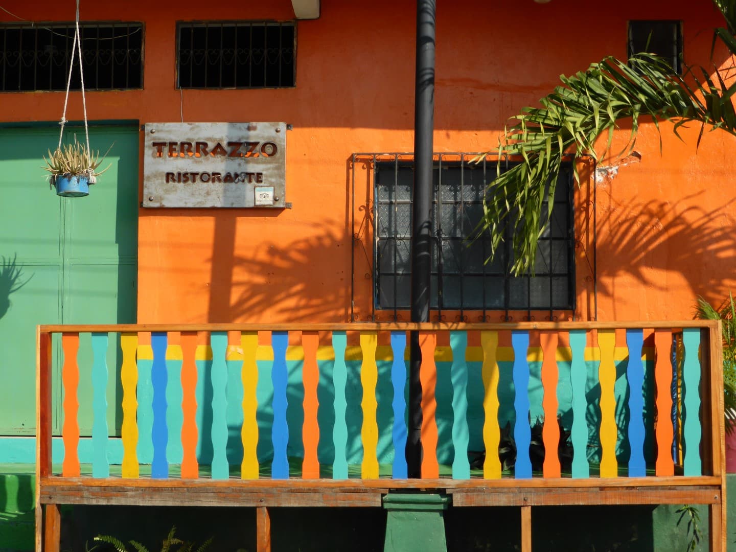 Restaurant in Flores, Guatemala