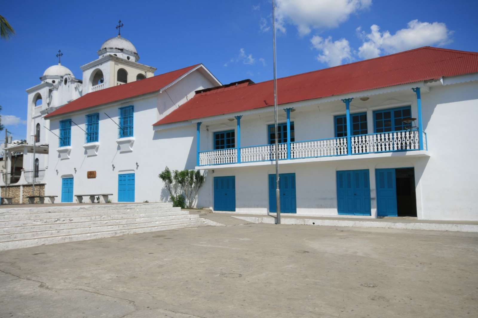 Town hall in Flores, Guatemala