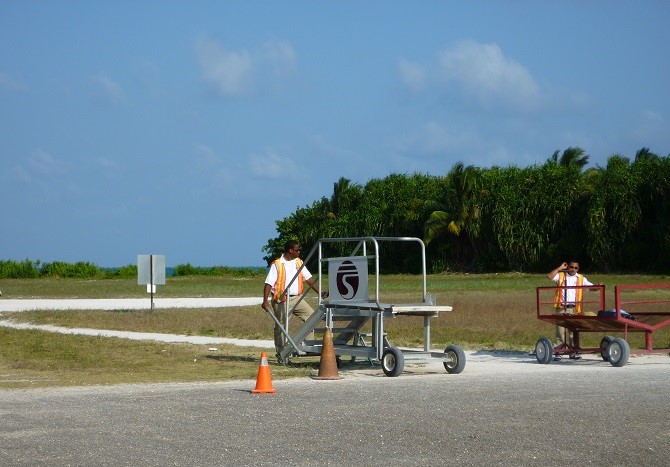 Flying in Belize is a relaxed business