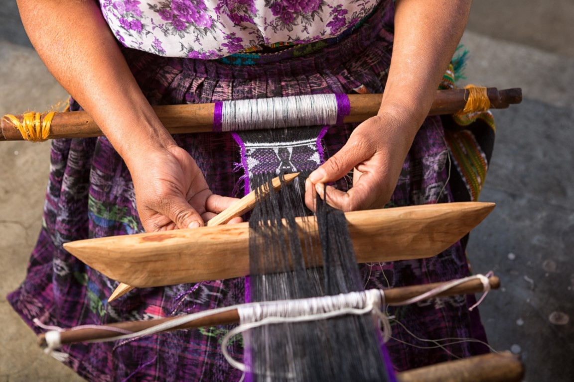 Traditional weaving in Guatemala