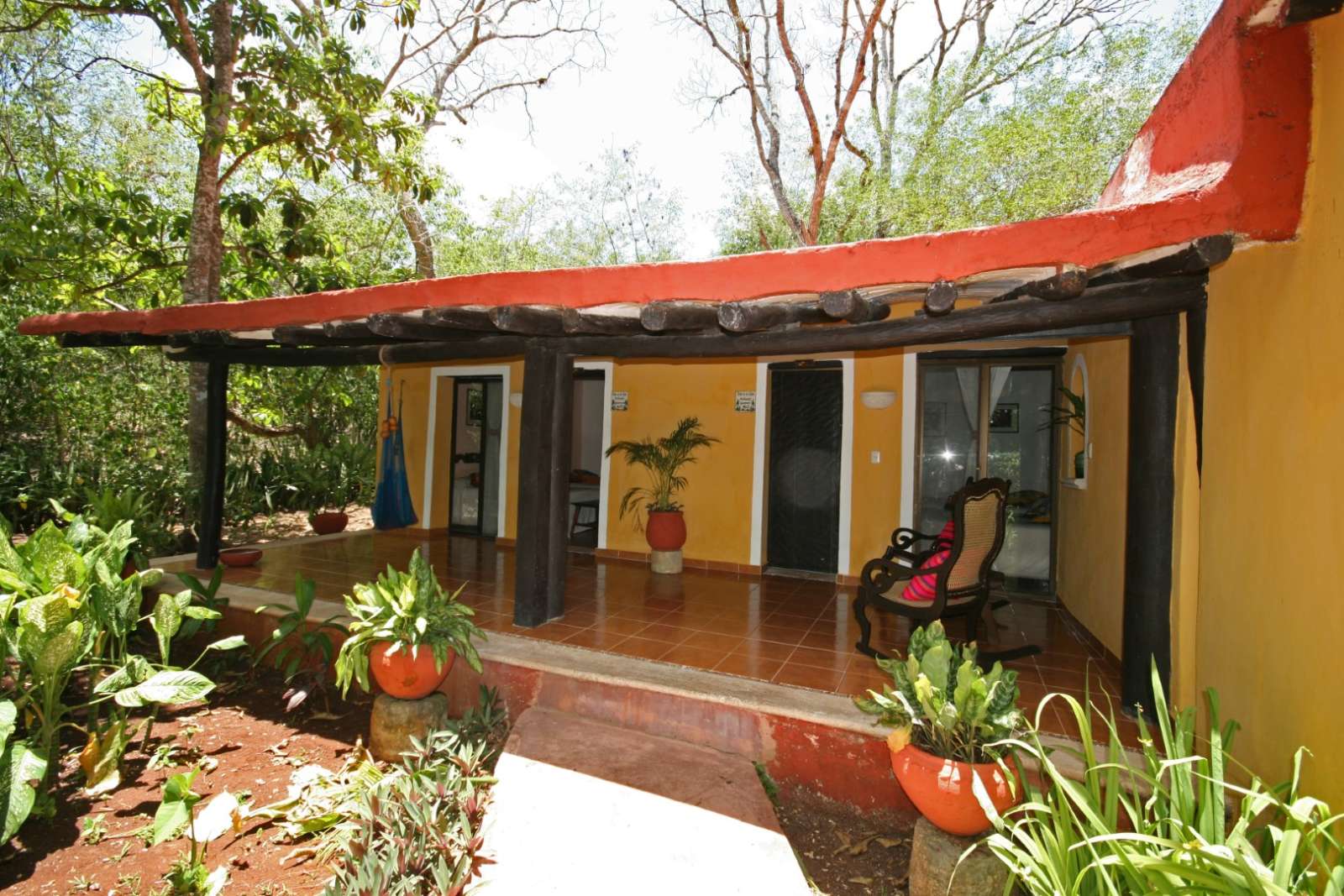 Bungalow accommodation at Hacienda Chichen Itza