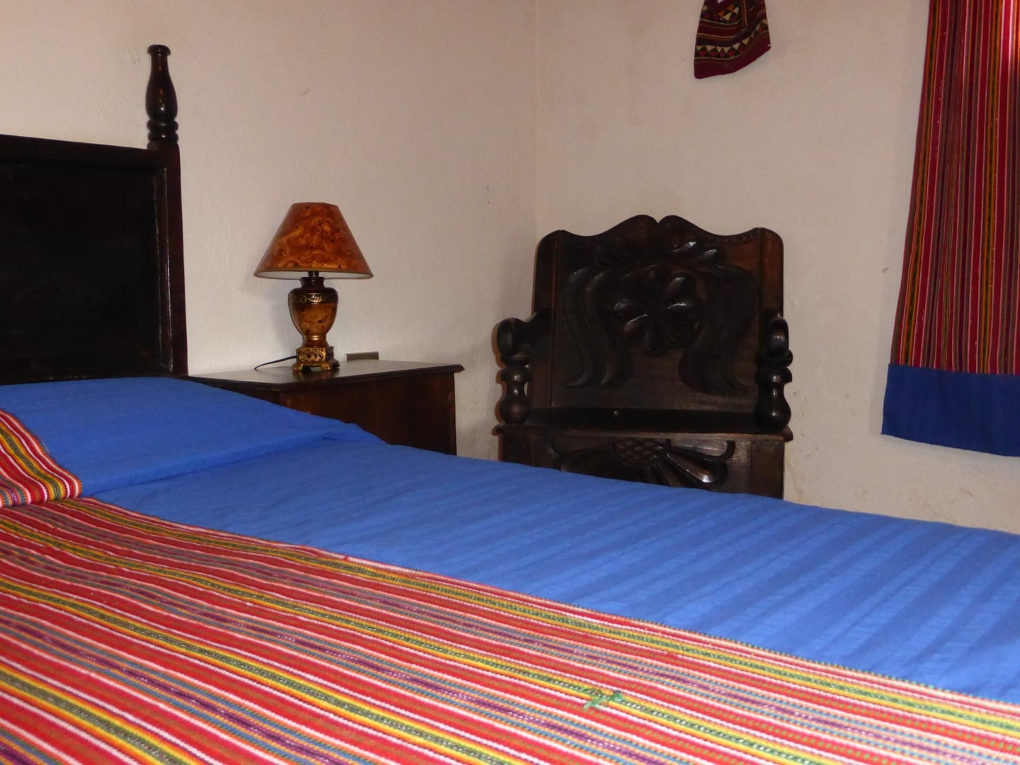 Bed at Hacienda Mil Amores in Ixil Triangle, Guatemala