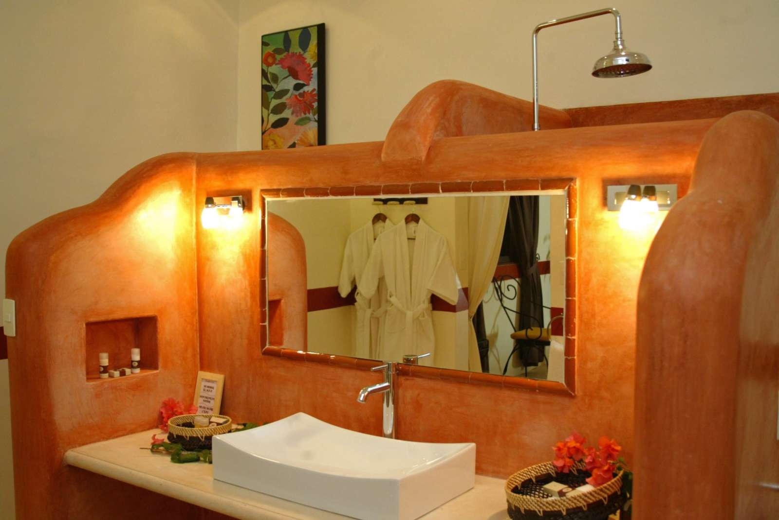 Bathroom at Hacienda Santa Cruz