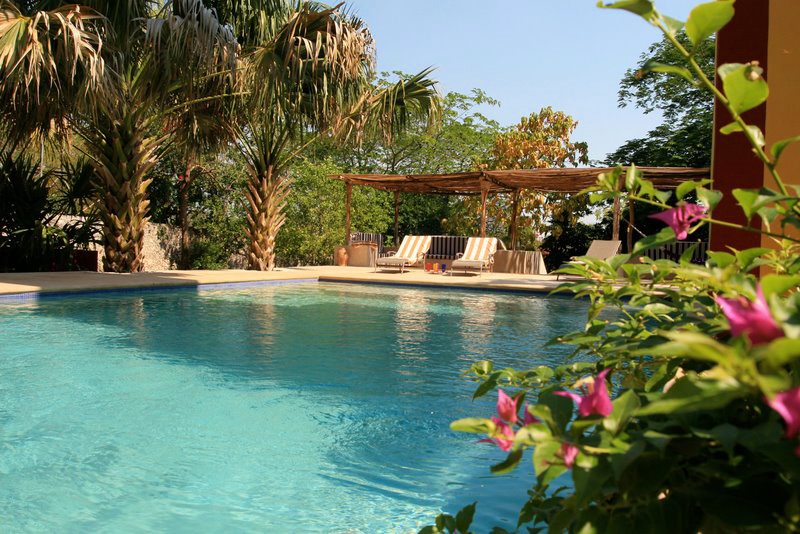 Swimming pool at Hacienda Santa Cruz